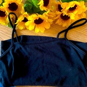 Black tank top